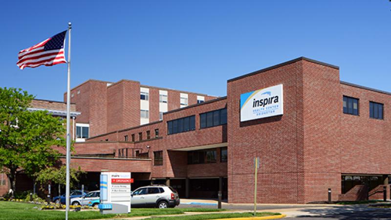 Entrance of Inspira Health Center Bridgeton Location